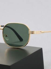 1 par de gafas de moda vintage estilo Y2K cuadradas, gafas de viaje para exteriores y playa, decoración personalizada, gafas de moda estilo street snap