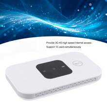 Wifi Portátil de Alta Velocidad Blanco Portátil Pequeño 4G Mobile WiFi Hotspot Router para Teléfono Portátil Desktop Tablet - Blanco - Ver 7