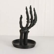 1 pieza Soporte para joyas en forma de mano de demonio gótica - Organizador de joyas de material plástico con ganchos decorativos, decoración de hogar vintage Vuelta al cole