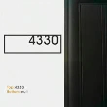 Placa de dirección de metal personalizada - Montaje en pared y montaje en superficie, resistente al agua y a los rayos UV, diseño minimalista elegante, adecuada para placas de identificación de oficina, hotel, gobierno, apartamento, excelente para regalos de inauguración de la casa y días festivos - No requiere electricidad
