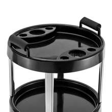 YUNRUX Storage Island & Carts - Black - View 9
