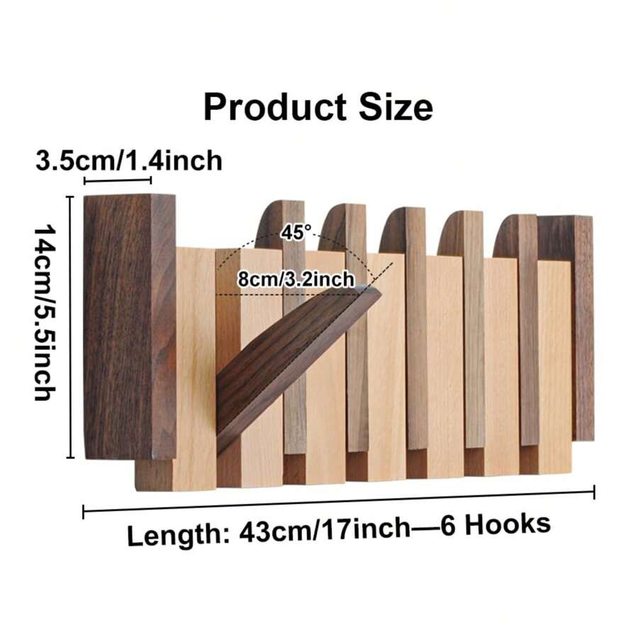 Coat Rack Wall Mount Wood Wood Coat Rack Wall Mount With 6 Flip Down