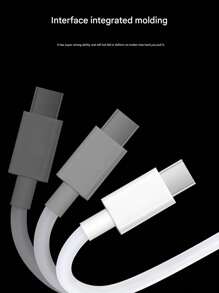 1 X 1m 3.4A Fast Charger Cable, 5Gbps High Speed, Compatible With Apple IPhone 16/15, IPad, Galaxy, Tablets, Laptops
