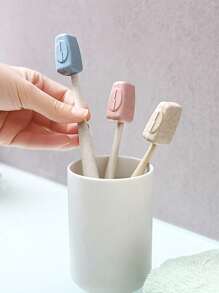 4pcs/Set Mixing Portable Tooth Brush Cover Holder Portable Toothbrush Headgear Cap Storage Case Toothbrush Protector, Hygiene Care Outdoor Supplies Random Color For Travel Toothbrush Head Travel Hiking Camping Cap Cases Covers Protector Suitable For Outdoor Travel And Household, Bathroom Organizer Accessories, Home Gadget(Random Colours) - Multicolor - View 7