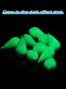 GOTURE 5/10件装发光钓鱼吊坠套装，18-150克，低频铸铅吊坠，带旋转环，防缠绕，适用于船钓、海钓、淡水通用钓鱼 - 白色 - 查看 5