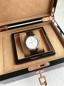 Pablo Raez 1 Stück Herren Uhr berühmte Marke neue Sommer Accessoires Luxus Armbanduhr IPS Silber Mesh Edelstahl Armband Kette 50M wasserdicht Einfacher Kalender Uhr Herren Stahl Lässig Mode Quarz Uhr Mikrofaser Leder weich & atmungsaktiv Einfache Zeiger Römische Ziffern & Strichskala Schwarz Hochwertiges Geschäfts Armbanduhr für den täglichen Gebrauch Lehrer Geschenke Stunden für Vater oder männlichen Freund Geburtstag Abschluss Hochzeit Geschenke - Einheitsgröße - Übersicht 12