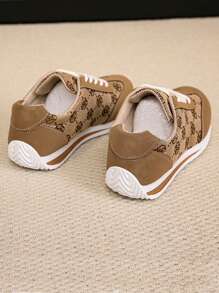 Women Cartoon Pattern Casual Sports Shoes, Lightweight Soft Bottom Athletic Sneakers, Low-Top Breathable Fitness Shoes - Brown - View 8