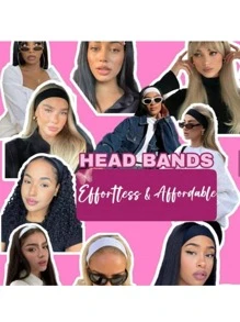 1/3/6/8Pcs RandomHeadbands For Women Non Slip - Fashion Sports Hair Bands For Women's Hair, Soft Cloth Stretchy Headbands For Women For Workout Yoga Running Home Bathroom Decor Summer Back To School