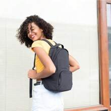 BAGSMART Fashion Backpack 13 Inch Womens Travel Backpack College School Backpacks[Size: 11.5"L X 5.7"W X 15.5"H Inch] - 粉色 - 查看 9