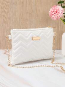 Kids' New Embroidered Black White Red Purple Haze Blue Girls Fashion Phone Bag Crossbody Bag - Black - View 5