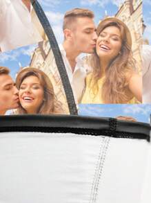 1pc Custom Boxers For Men, Personalized Men's Underwear, Custom Boxer Briefs, Personalized Boxers For Husband, Custom Funny Faces Boxers Briefs, Valentine Gift, Anniversary Gift, Birthday Gift,Underwear & Sleepwear,Easy Comfort,Anniversary Gift, Valentine Gift, Birthday Gift, Wedding Gift - Black - View 8
