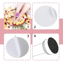 120 片可更换砂纸盘 2 趾补充盘 替换砂纸垫盘 足部锉刀盘 老茧盘 适用于电动足部锉刀 死皮老茧（80 粒度、180 粒度） - 黑色 - 查看 2