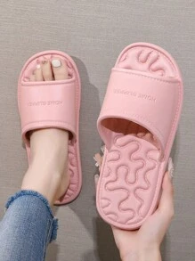 EVA Simple & Comfortable Indoor Home Slippers, 2025 New Bathroom Shower Non-Slip Casual Sandals, Unisex Size 36-45 - Pink - View 6
