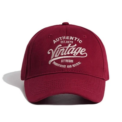 Vintage British Embroidery Baseball Cap, Women's Casual Retro Style Baseball Cap, Street Fashion