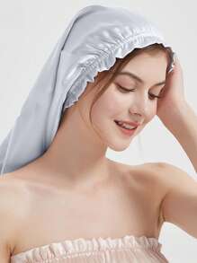 1pc Elegant Women's Silk Sleeping Cap, 100% Mulberry Silk Tube Hair Cap