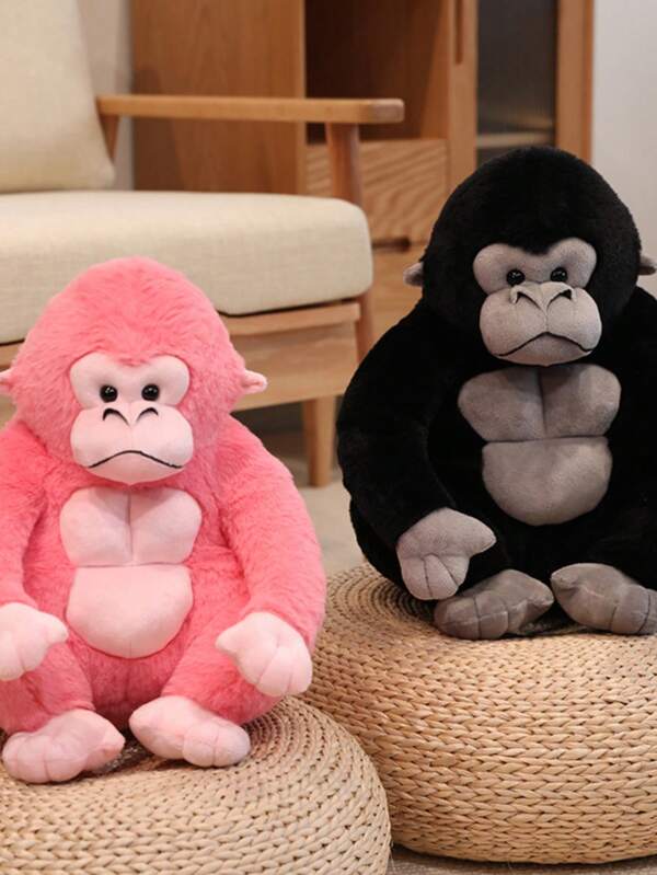1pc 30cm/11.81inch Cute Plush Gorilla Doll, Couple Soft Doll Gift, Gorilla Plush Pillow