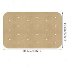 100pcs Disposable Air Fryer Parchment Paper, Round Oil-Proof Paper For Air Fryer, Baking, Cooking And Outdoor Grilling