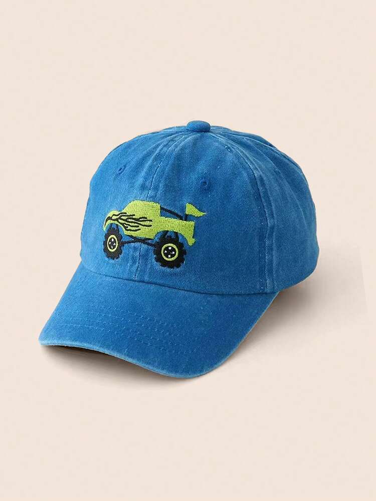 1 pieza Gorra de béisbol con bordado de camión todoterreno para niños - 1PC - Añade 12