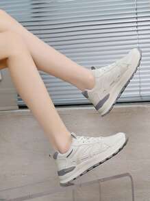 Scarpe casual da donna primaverili 2025, traspiranti, con suola morbida, sneaker chunky, scarpe da corsa da donna, scarpe casual da donna, sneaker bianche