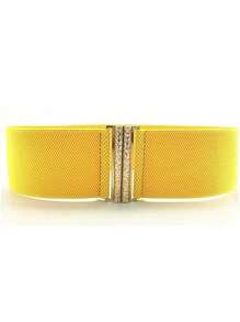 European And American Fashion Wide Waist Belt, Versatile Elastic Waist Dress/Coat Decorative Belt For Women