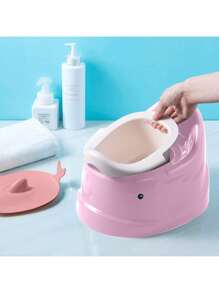 Whale Simple Potty Chair - Minimalist Small Toilet Trainer For Toddler Boys & Girls, Children's Autonomous Toilet Training Urinal Potty Seat