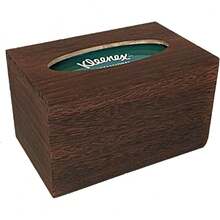 Hand Towels (11268, 01701) POP-UP Box Cover – Fire Darkened Paulownia Wood, Modern Design For Home & Office - 火燒桐木 - 查看 1