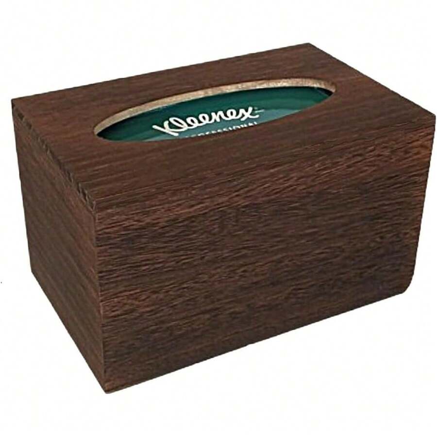 Hand Towels (11268, 01701) POP-UP Box Cover – Fire Darkened Paulownia Wood, Modern Design For Home & Office - 火燒桐木 - 查看 1