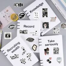 50PCS Y2k Stickers Aesthetic Vinyl Stickers High Quality Stickers Decals Scrapbook,Journaling,Laptop,Bumper,Skateboard,Water Bottles,Computer,Phone Stickers Can Bring A Lot Of Fun To Your Life,The Perfect Gift For Adults - Multicolor - View 8