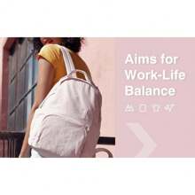 BAGSMART Fashion Backpack 13 Inch Womens Travel Backpack College School Backpacks[Size: 11.5"L X 5.7"W X 15.5"H Inch] - 粉色 - 查看 11