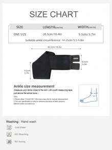 VBOSI 1件男女通用透气可调节踝/足跟支撑护具，适用于运动和健身配件 - 彩色 - 查看 10
