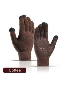 1 双女士秋冬触屏手套，保暖合身，适合情侣佩戴，适合节日、运动、休闲、商务等各种场合 - 彩色 - 查看 8