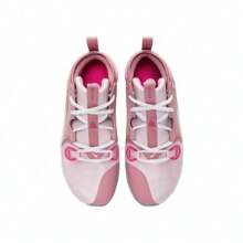 Nike أحذية كرة السلة للشباب Nike Air Zoom Crossover 2 (GS)، منخفضة الأعلى، مبطنة، خفيفة الوزن، وردي أنيق FB2689-600