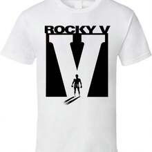 Over The Top Lincoln Hawk Stallone Retro Movie T Shirt Black - White - View 1