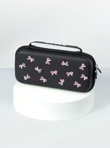1pc Pink Bow Design Protective Case/Transparent Glitter Protective Shell, Compatible With Switch 2 (2025), Switch 2/Switch NS/Switch OLED/Lite, Accessories Compatible With Switch Console, Full Set Package, Storage Case, Card-Holding Base Case, Best Gift Compatible With Switch Players - Multicolor - View 15