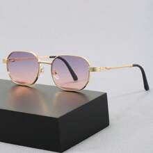1 par de gafas de moda vintage estilo Y2K cuadradas, gafas de viaje para exteriores y playa, decoración personalizada, gafas de moda estilo street snap