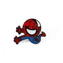 Disney 1/6 szt. Zestaw broszek z postaciami z kreskówek Spersonalizowany do góry nogami Spider-Man Emalia Pin Plecak Odzież Biżuteria Metalowa odznaka Akcesoria Prezenty dla przyjaciół