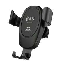 NetHong WIRELESS CAR CHARGER MOUNT, AUTO CLAMP, FAST 15W CHARGING, UK VERSION - Black - View 3
