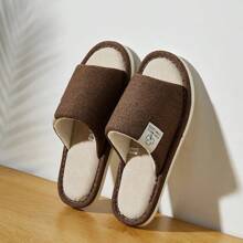 Zapatillas de Lino para Hombre, Cómodas Zapatillas Abiertas y Transpirables para el Dormitorio, Zapatos de Verano para Hombres y Mujeres, Primavera y Otoño - Gris - Ver 10