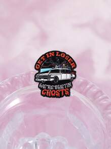 4 stuks GET IN LOSER Automotive Harde Emaille Naald Creatieve Cartoon Broche Kraag Badge Sieraden Cadeau Voor Vrienden