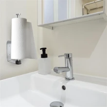 1pc Matte Black Kitchen Under Cabinet Paper Towel Holder - Punch Free Wall Mount With Damping And Adhesive For Easy Installation,Tissue Box Holder,Napkin Holder,Festival Family Gathering,Kitchen Dining Table DecorFor Home Kitchen Bedroom Living Room Dining Room, Home Decoration Accessories, Decorative Box,Women Wedding Gift,Summer Travel Holiday Festival Must-Have