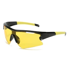 1 件装全新设计迷彩军用护目镜，战术防风眼镜，适用于气枪、骑行 - 黑色 - 查看 11