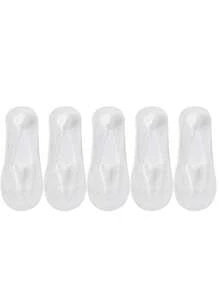 1/5 Pairs Women Socks Girl Lady Spring Summer Thin Lace Non-Slip Do Not Fall Off Sweat-Absorbing Traceless Breathable Invisible Socks - Multicolor - View 13