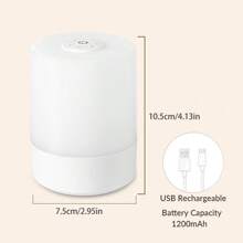 1 Pc Rechargeable Night Light With Remote Control, Night Light For Kids, 3 Colors Dimmable LED Touch Night Light Lamp With Timing For Nightstand, Stepless Dimming Portable Night Light For Bedroom, Kids Night Light, Nursery Night Light, Nursery Lamp, Touch Night Light For Baby Nursery, Kids, Adults