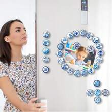 30Pcs Fridge Magnets, Decorative Magnet For Refrigerator Office Whiteboard Lockers Perfect Home Decor Gift Celadon Easter Event 38 Goddess Day Event