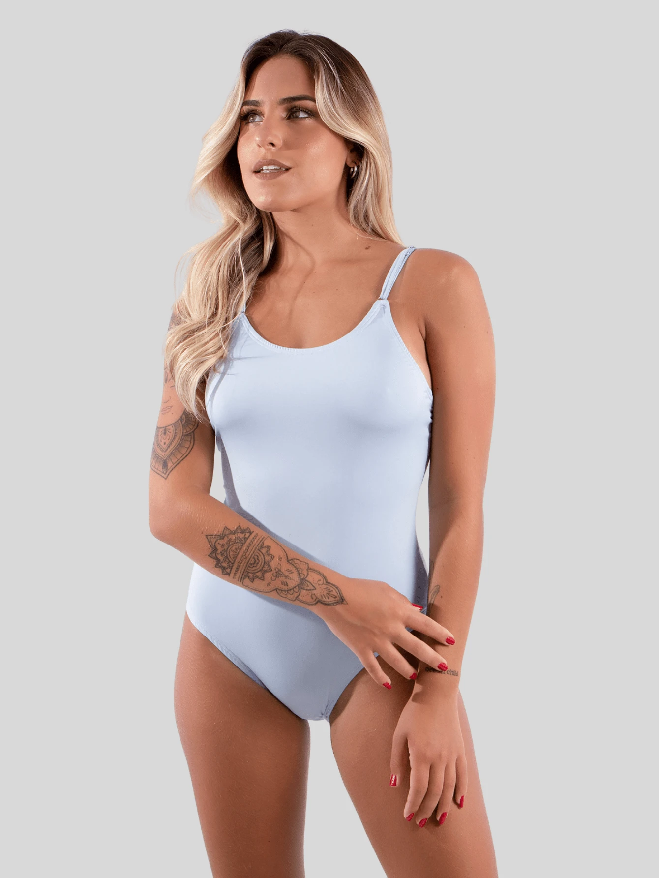 Women Bodysuits - Azul - Ver 1