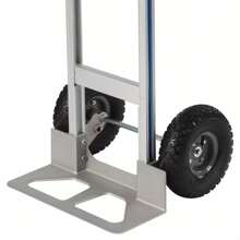 Futchoy Aluminum Alloy Hand Truck Cart Heavy Duty Dolly W/ Rubber Wheels 500lbs