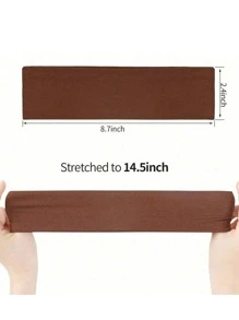 1/3/6/8Pcs RandomHeadbands For Women Non Slip - Fashion Sports Hair Bands For Women's Hair, Soft Cloth Stretchy Headbands For Women For Workout Yoga Running Home Bathroom Decor Summer Back To School