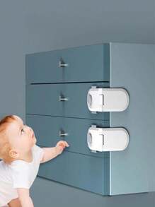 Veiligheidssloten voor babyladen, kastdeur, koelkastbescherming, gesp, anti-klem hand, familiedecoraties, cadeaus