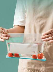 60 pezzi Sacchetti per freezer richiudibili, colore blu, spessi, adatti per microonde, adatti per conservazione e organizzazione degli alimenti, disponibili in 40 pezzi/25 pezzi/30 pezzi/20 pezzi/15 pezzi/10 pezzi/1 pezzo