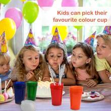 12 Oz Kids Sippy Cups, 20 Count Spill Proof & Reusable - 12 Oz - 40 Count - View 11